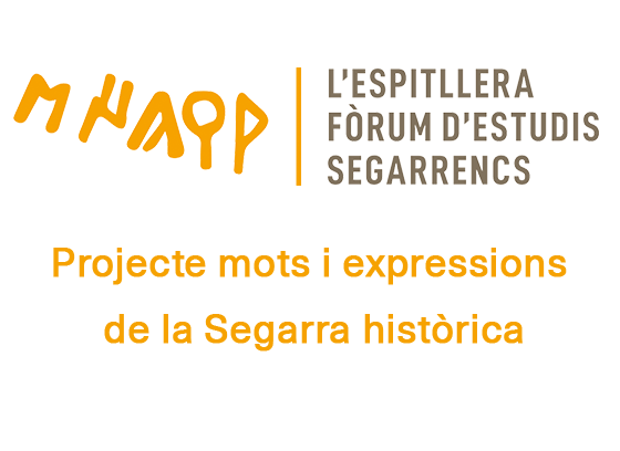 Projecte mots i expressions de la Segarra històrica