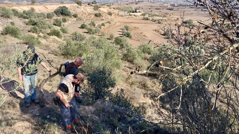 Prospecció arqueològica del camp de batalla del Foc de Gra - Gra