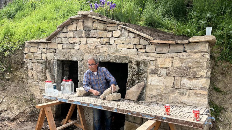 Finalització de l'actuació de restauració de la cabana dels pobres de la Prenyanosa - La Prenyanosa