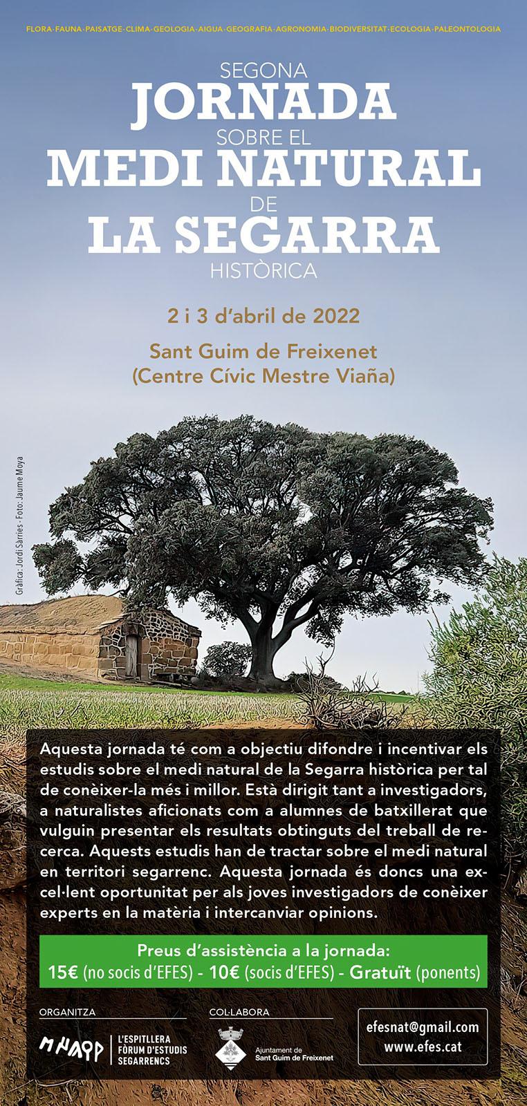 Segona Jornada sobre el Medi Natural de la Segarra històrica